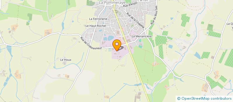 localisation de l'entreprise ALISE TRANSPORT DEMENAGEMENT  MAUGES-SUR-LOIRE