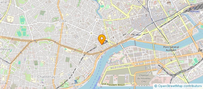 localisation de l'entreprise ALISEA à NANTES