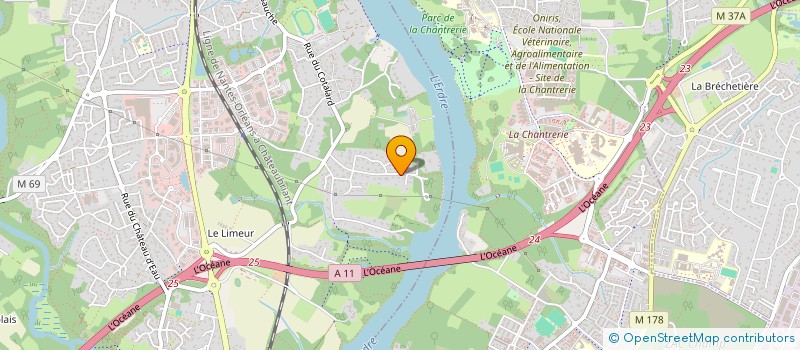 localisation de l'entreprise ALISEA  LA CHAPELLE-SUR-ERDRE