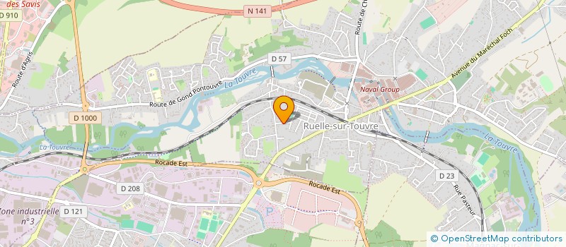 localisation de l'entreprise ALISEE  RUELLE-SUR-TOUVRE