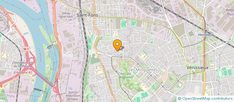 localisation de l'entreprise ALISER  VENISSIEUX