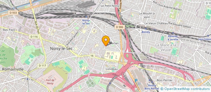 localisation de l'entreprise ALISHAN à NOISY-LE-SEC