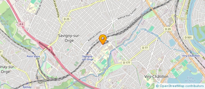 localisation de l'entreprise ALISI HYGIENE ET PROPRETE à SAVIGNY-SUR-ORGE