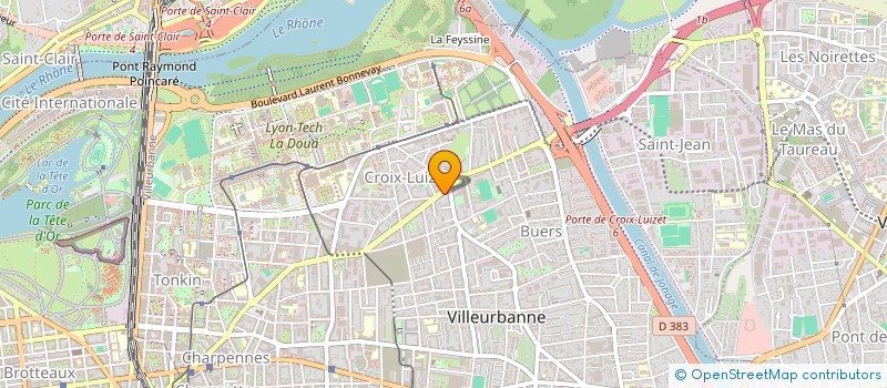 localisation de l'entreprise ALISIO COIFFURE  VILLEURBANNE