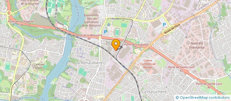 localisation de l'entreprise ALISMA PRO DL'OCCAZ à NANTES