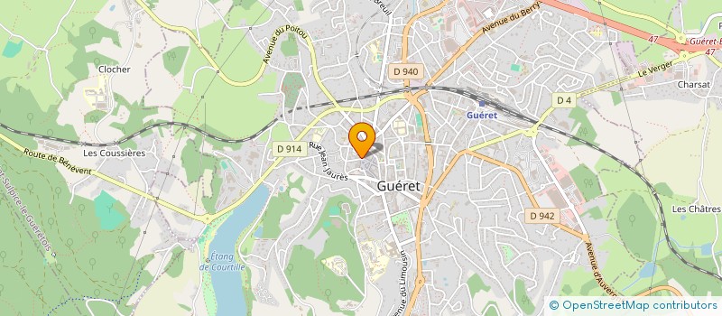 localisation de l'entreprise ALISO  GUERET