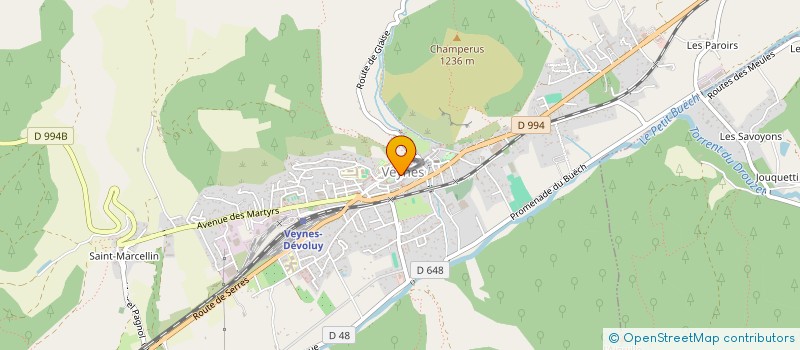 localisation de l'entreprise ALISOL  VEYNES