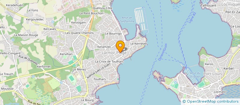 localisation de l'entreprise ALISON  LARMOR-PLAGE