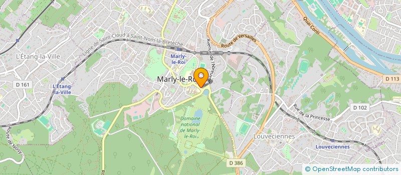 localisation de l'entreprise ALISON  MARLY-LE-ROI