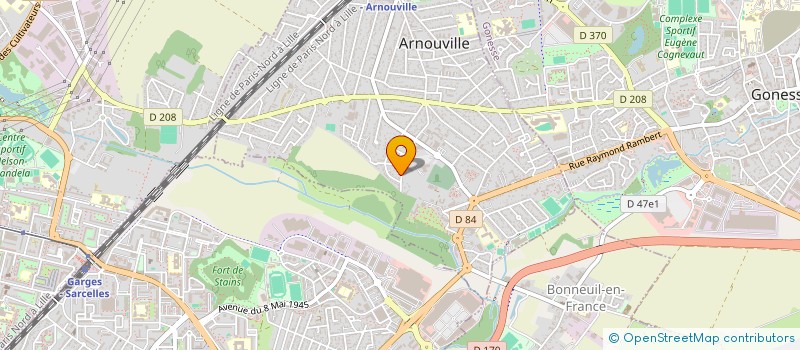 localisation de l'entreprise ALISON  ARNOUVILLE