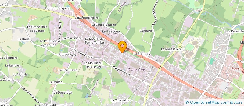 localisation de l'entreprise ALISON LORIE  NANTES