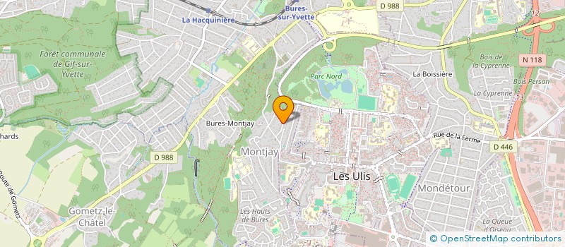 localisation de l'entreprise ALISSAR  BURES-SUR-YVETTE