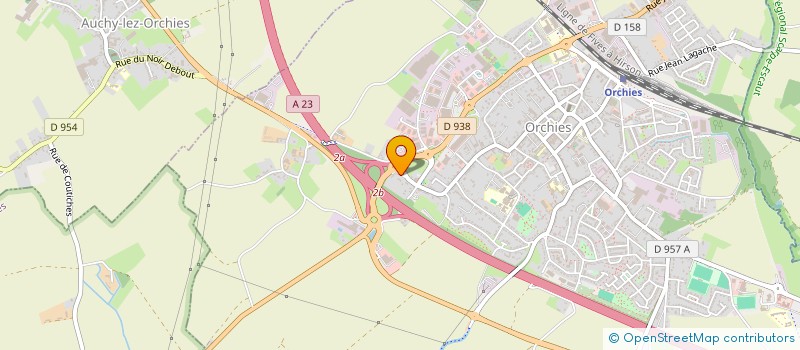 localisation de l'entreprise ALISSON  ORCHIES