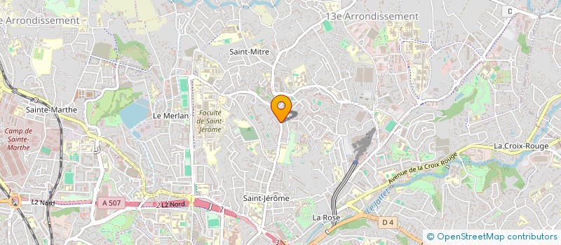 localisation de l'entreprise ALISSON-STACY à MARSEILLE