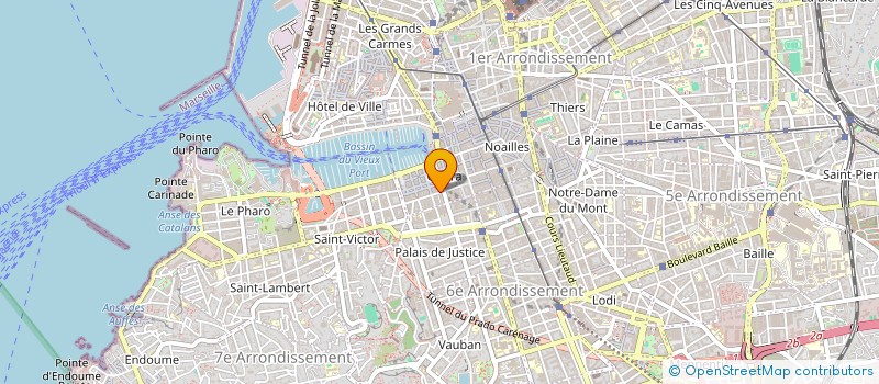 localisation de l'entreprise ALIST'BABA ET LES 40 VOLEURS LISTE BDS ECOLE CENTRALE MEDITERRANEE  MARSEILLE