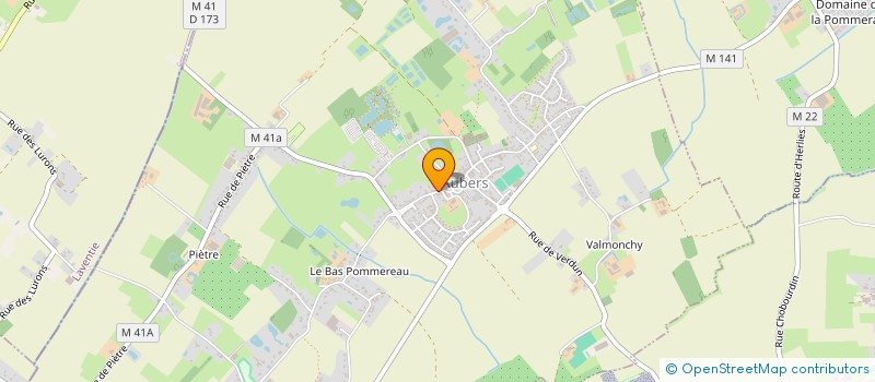 localisation de l'entreprise ALISTANA à AUBERS