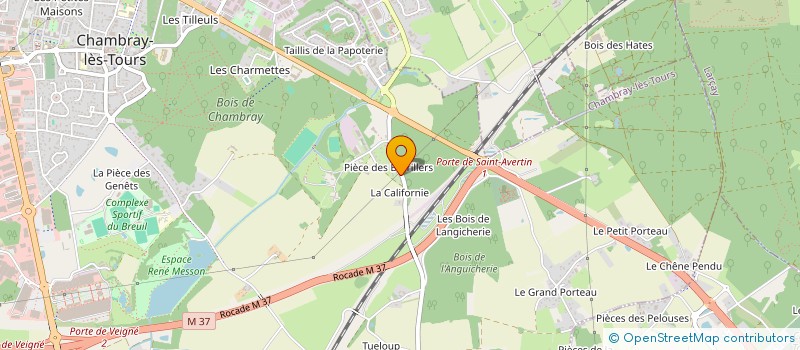 localisation de l'entreprise ALISTE  CHAMBRAY-LES-TOURS