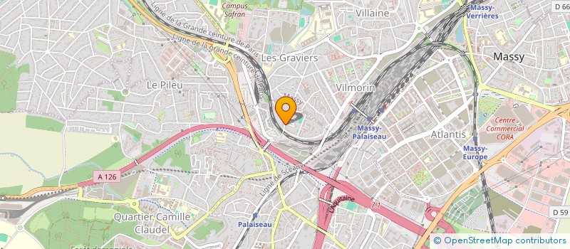localisation de l'entreprise ALISTEO SASU à PALAISEAU