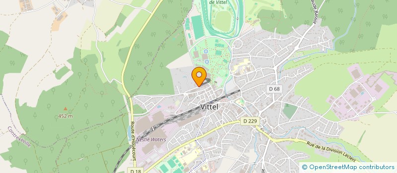 localisation de l'entreprise ALISTER CONSEIL  VITTEL