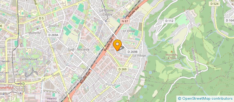 localisation de l'entreprise ALITE  SAINT-MARTIN-D'HERES