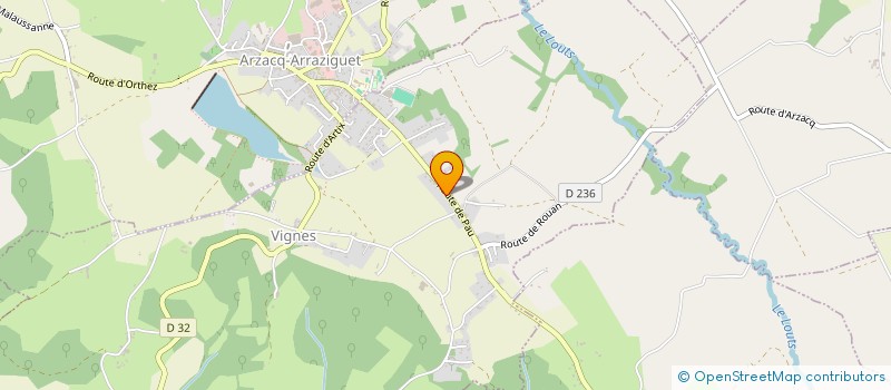 localisation de l'entreprise ALITEC à VIGNES