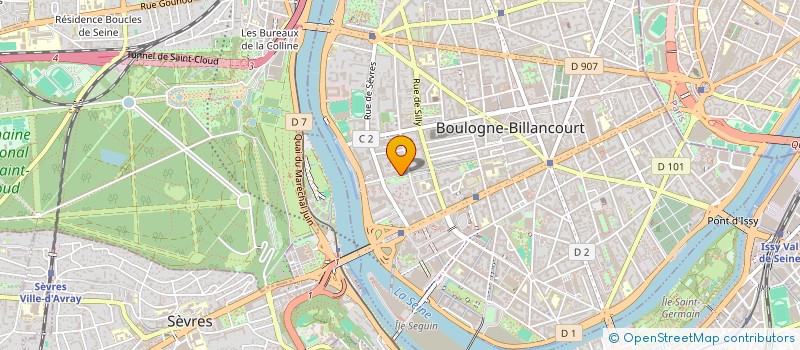 localisation de l'entreprise ALITECH à BOULOGNE-BILLANCOURT