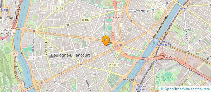 localisation de l'entreprise ALITER à BOULOGNE-BILLANCOURT