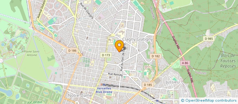 localisation de l'entreprise ALITERRATIONS CONSEILS à VERSAILLES