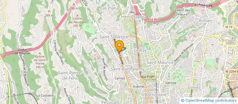 localisation de l'entreprise ALITHOM  NICE