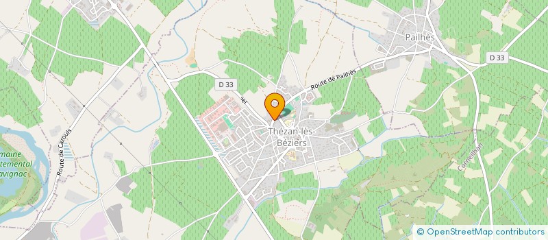 localisation de l'entreprise ALITIM  THEZAN-LES-BEZIERS