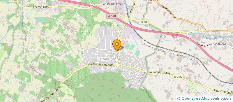 localisation de l'entreprise ALITOL à LA CRAU