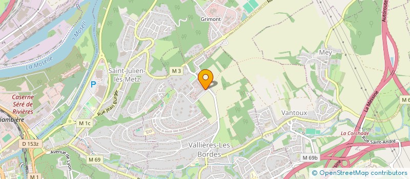 localisation de l'entreprise ALITRANS à METZ