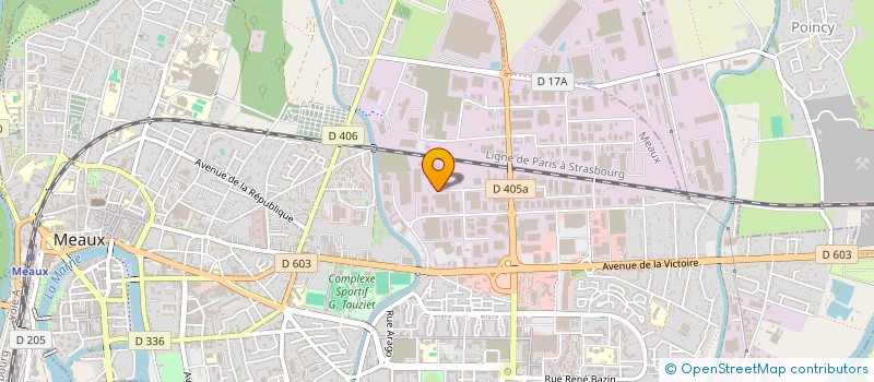 localisation de l'entreprise ALITUM à MEAUX
