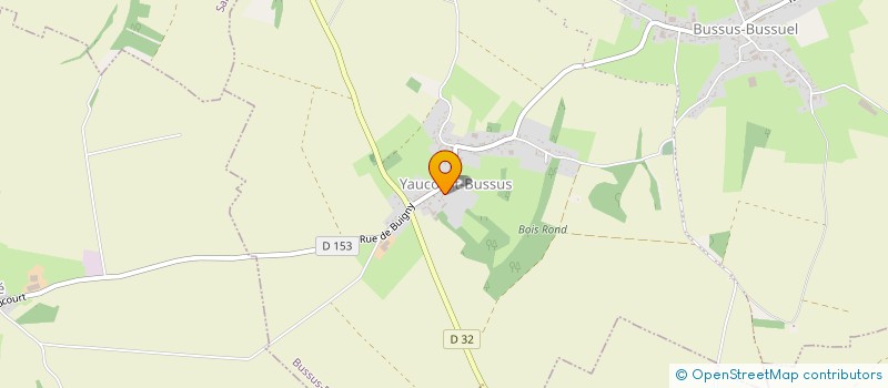 localisation de l'entreprise ALIUS BOUTTE  YAUCOURT-BUSSUS