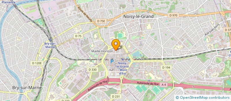 localisation de l'entreprise ALIUS CONSTRUCTION à MONTREUIL