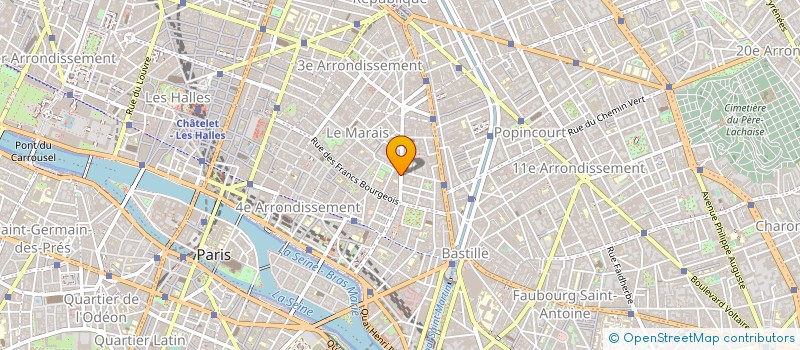 localisation de l'entreprise ALIVE à PARIS