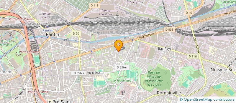 localisation de l'entreprise ALIVE  PANTIN