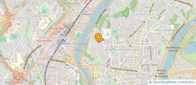 localisation de l'entreprise ALIVE IMMO  LYON 4EME