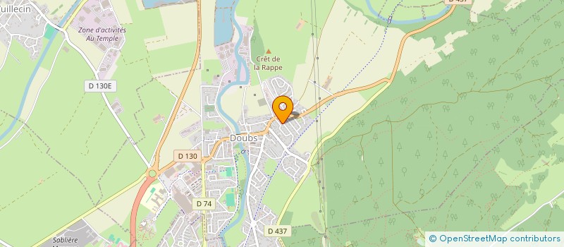 localisation de l'entreprise ALIVE PRODUCTION  DOUBS