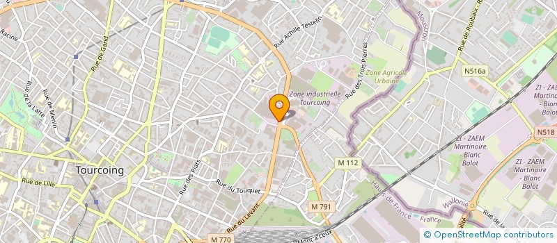 localisation de l'entreprise ALIVE TECHNOLOGY à TOURCOING