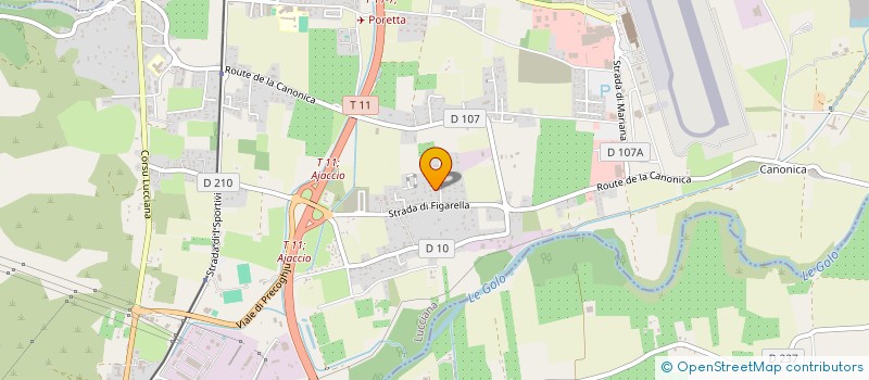 localisation de l'entreprise ALIVI 2B SAS à LUCCIANA