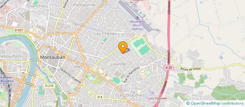 localisation de l'entreprise ALIVU  MONTAUBAN