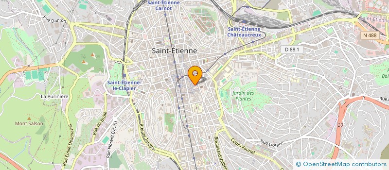 localisation de l'entreprise ALIX  SAINT-ETIENNE