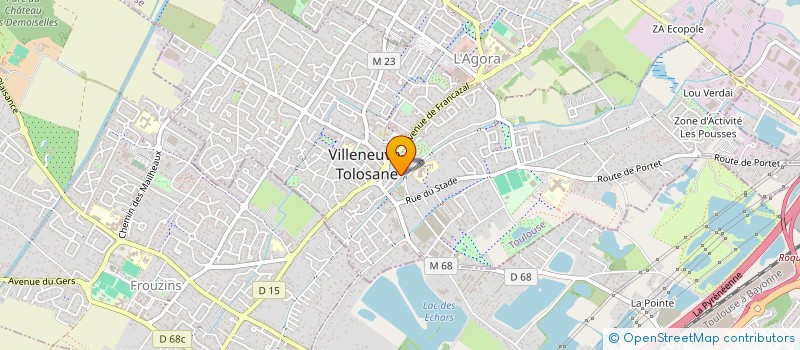 localisation de l'entreprise ALIX 5 à VILLENEUVE-TOLOSANE