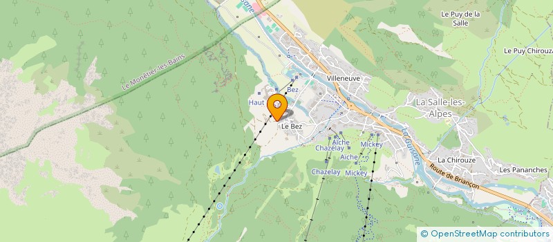 localisation de l'entreprise ALIX  LA SALLE-LES-ALPES