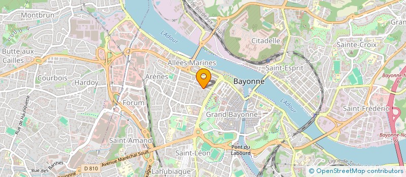 localisation de l'entreprise ALIX à BAYONNE