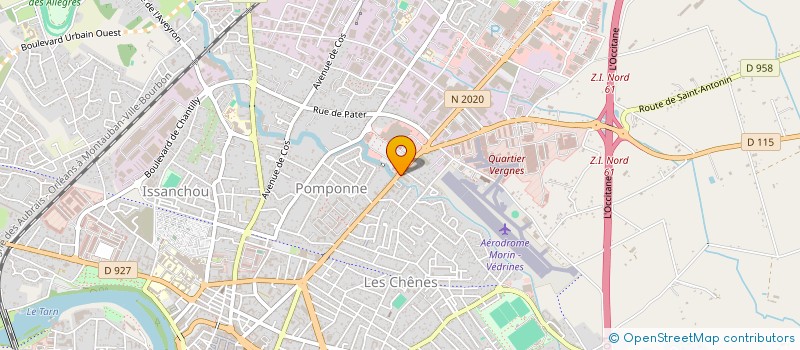 localisation de l'entreprise ALIX  MONTAUBAN