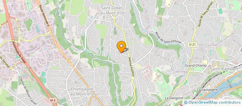 localisation de l'entreprise ALIX  SAINT-DIDIER-AU-MONT-D OR