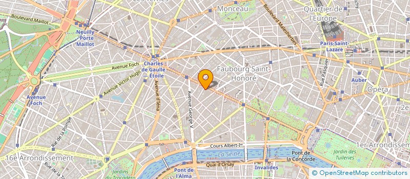 localisation de l'entreprise ALIX BELLANGER ET ASSOCIES  PARIS