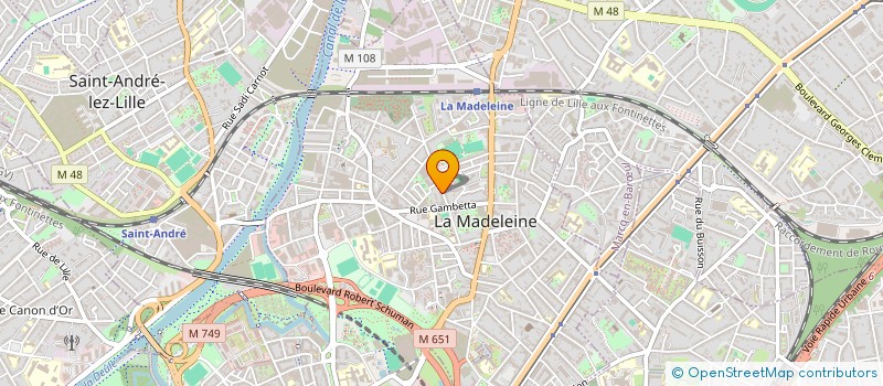 localisation de l'entreprise ALIX BRAUD CONSULTING à LA MADELEINE